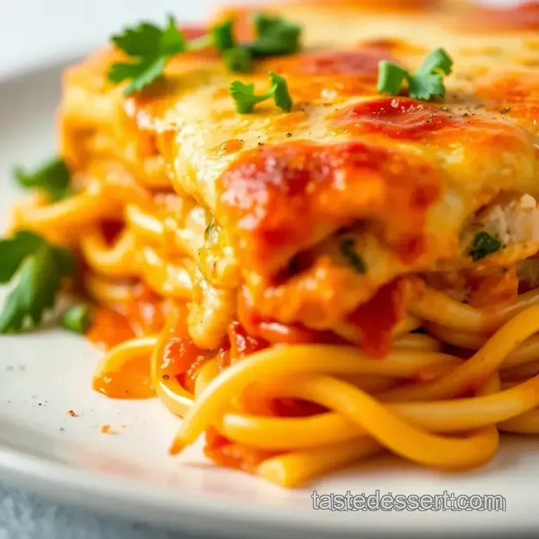 Creamy Chicken & Spinach Lasagna: a Twist on a Classic presentation