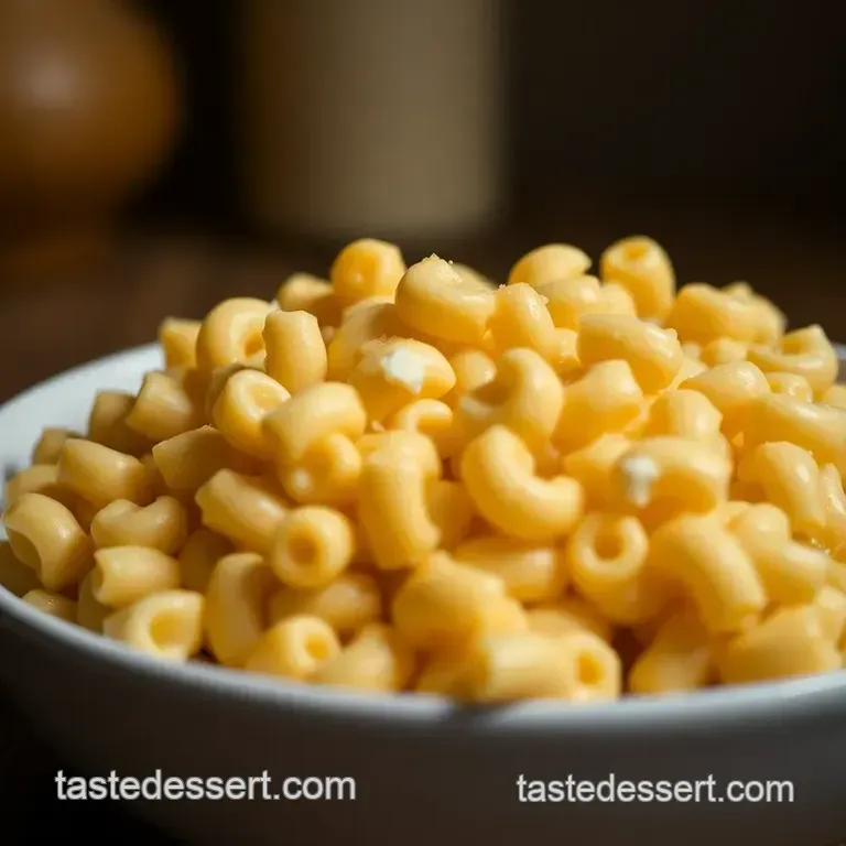 Creamy Classic Macaroni and Cheese presentation