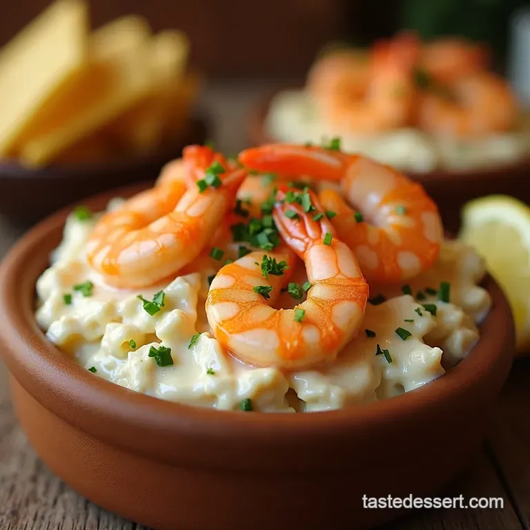 Creamy Crab Shrimp Seafood Dip a Seaside Celebration presentation