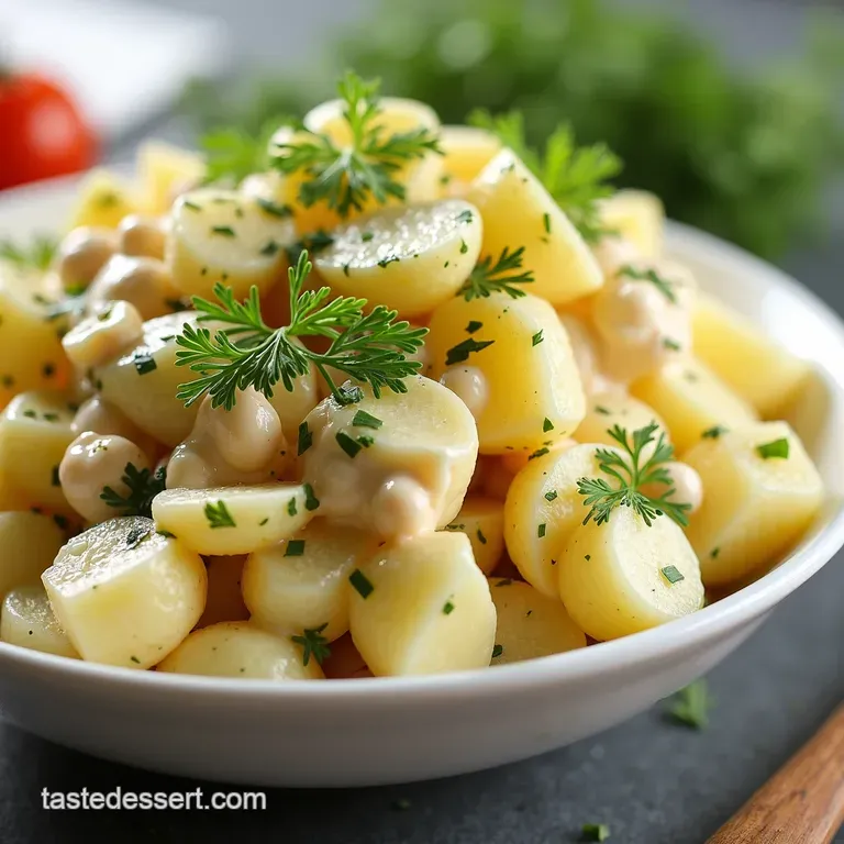 Creamy Dill Potato Salad with a Zing