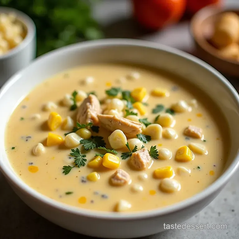 Creamy Chicken and Corn Chowder My Nans Secret
