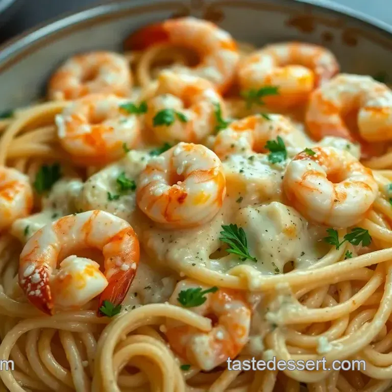 Creamy Dreamy Shrimp Linguine Alfredo