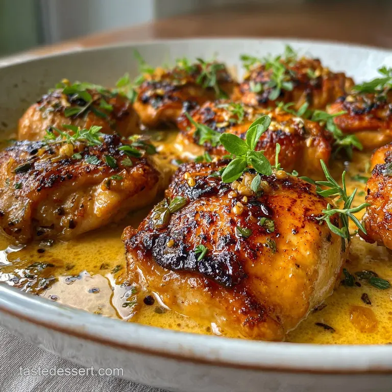 Creamy Garlic Chicken Skillet