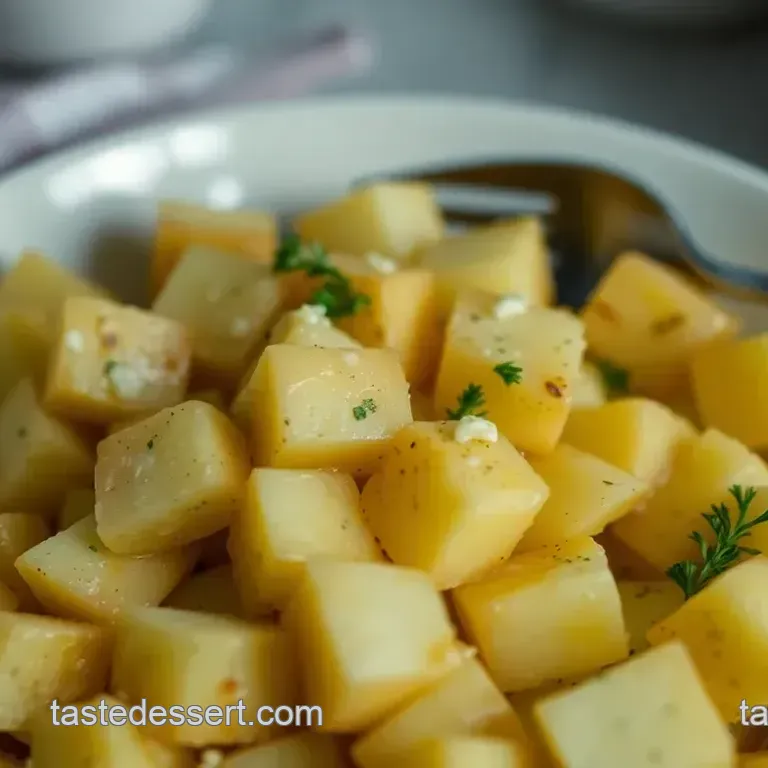 Creamy Garlic Parmesan Roasted Potatoes
