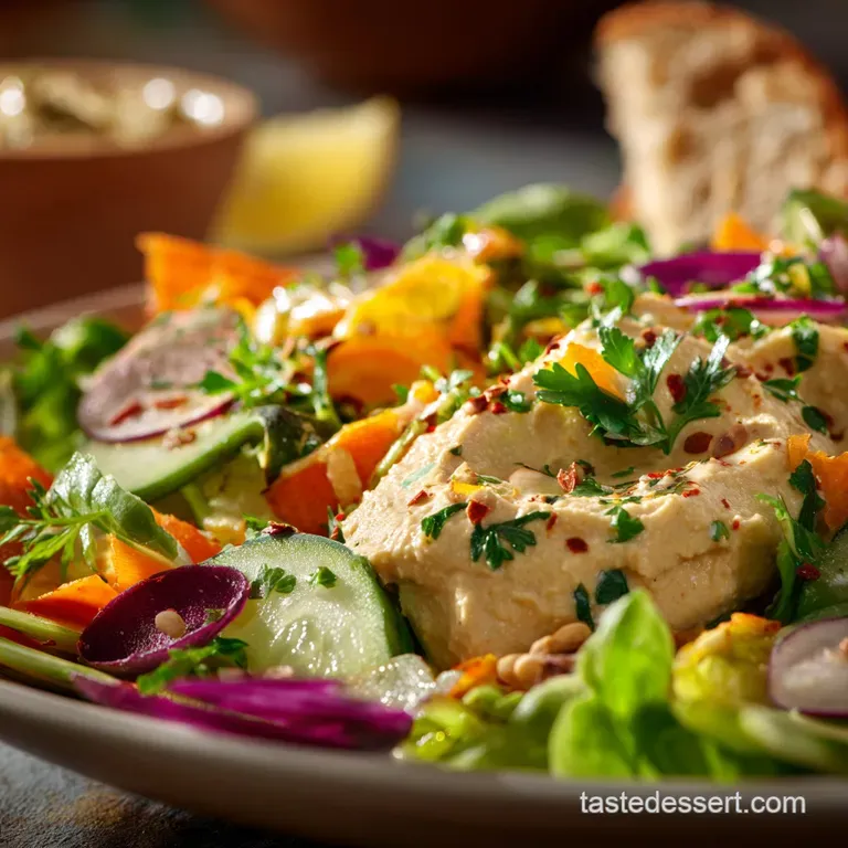 Hummus Salad Dressing: The Best Homemade Creamy Mediterranean Recipe