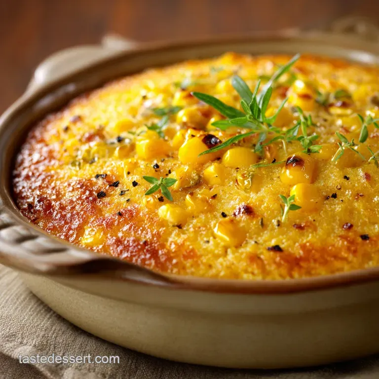 Paula Deens Corn Casserole: Our Creamy Dreamy Jiffy Mix Recipe presentation