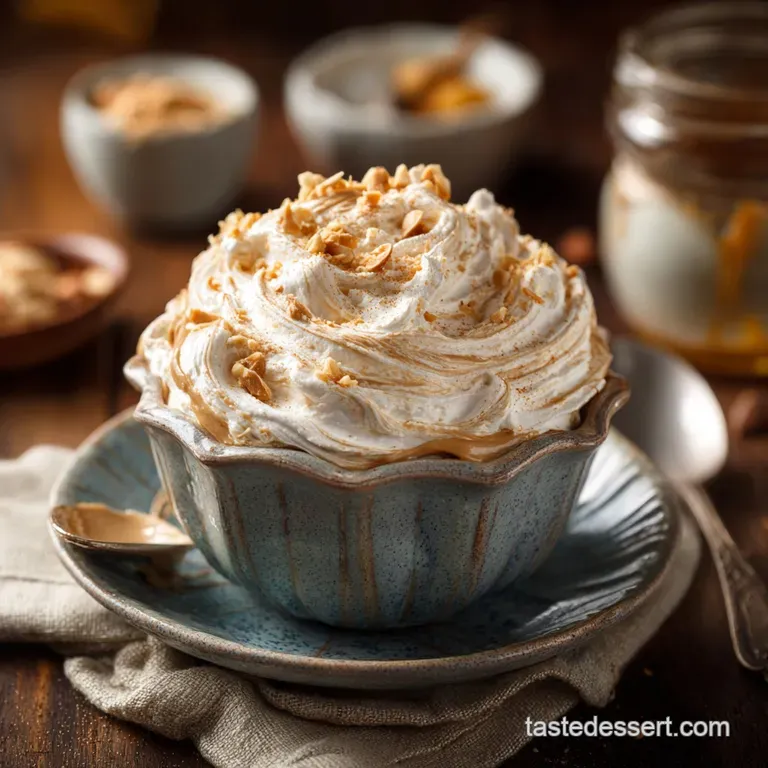 Peanut Butter Dip the Ultimate Creamy Fluff Recipe for Dunking presentation