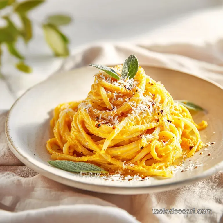 Creamy Pumpkin Pasta Recipe: Velvety & Nutty