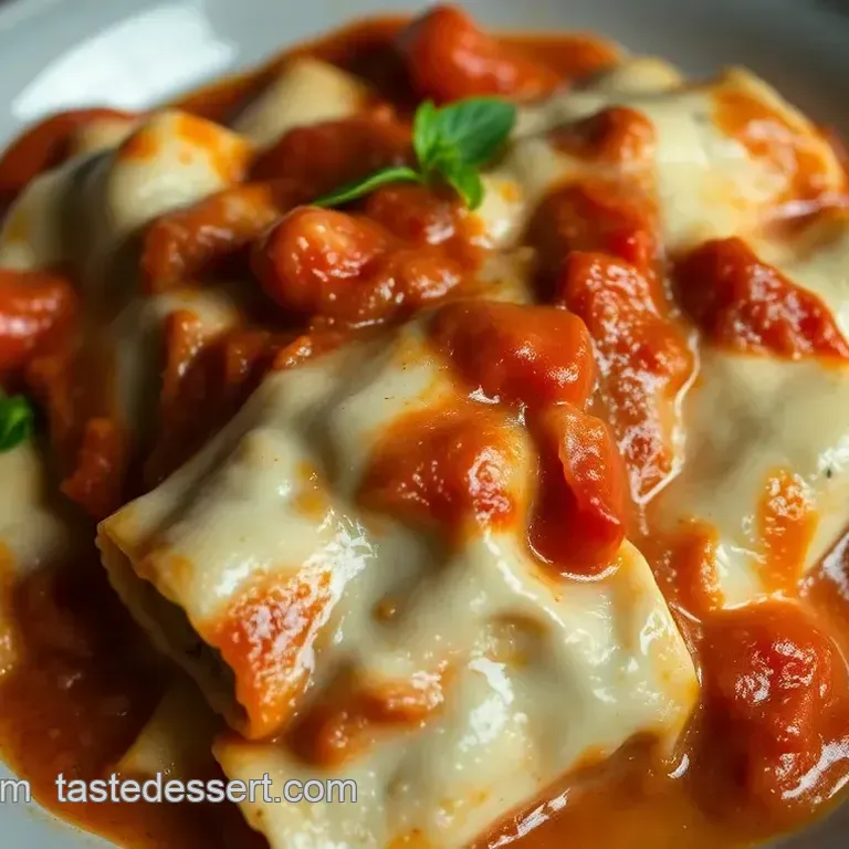 Creamy Ricotta and Spinach Stuffed Manicotti