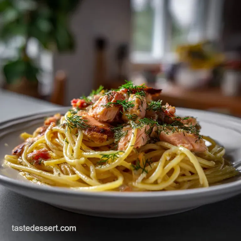 30-Minute Creamy Salmon Pasta Recipe