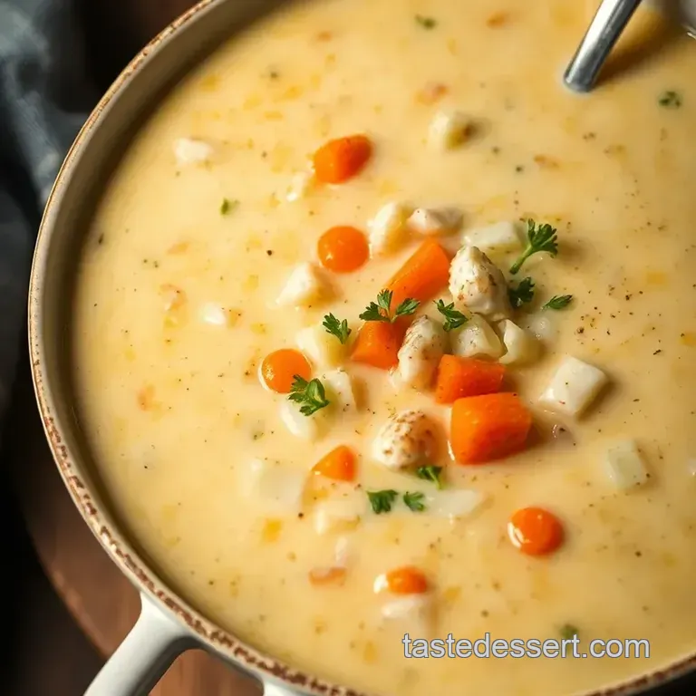Creamy Southern She Crab Soup: A Taste of Coastal Elegance presentation