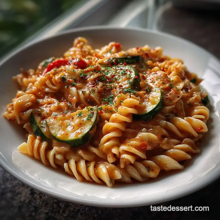 Creamy One Pot Pasta with Zuchini: Easy 35-Minute Recipe presentation