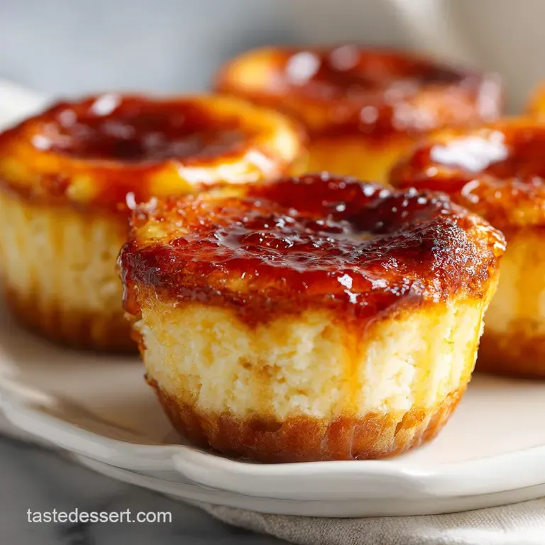 Creme Brulee Cheesecake Cupcakes Recipe
