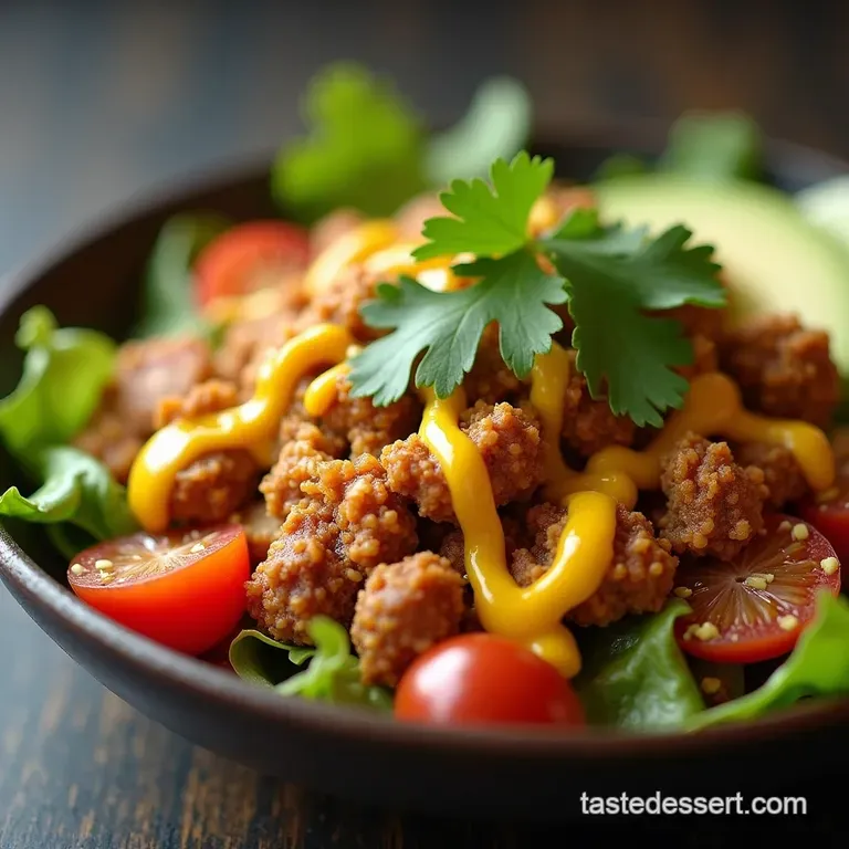 The Best Taco Salad with Tangy CuminLime Dressing - Taste…