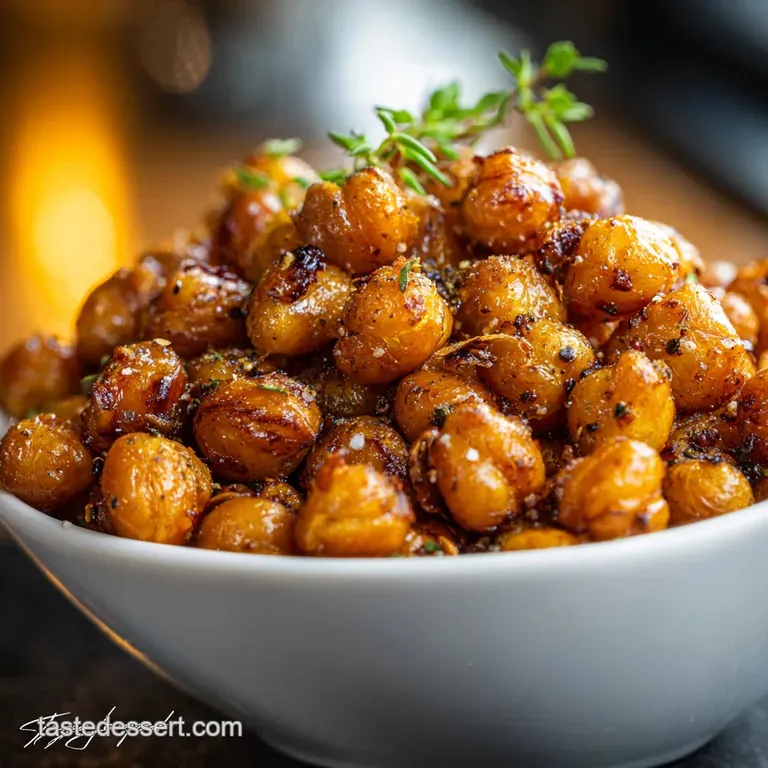 The Ultimate Crunch Crunchy Moreish Air Fryer Chickpeas presentation