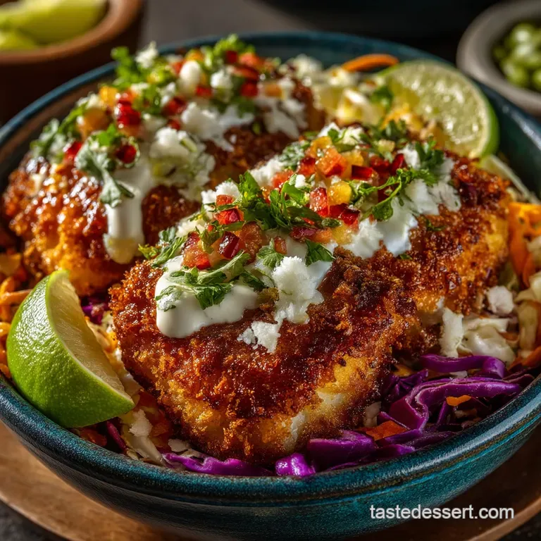 Crispy Air Fryer Fish Taco Bowls Speedy Flaky Perfection