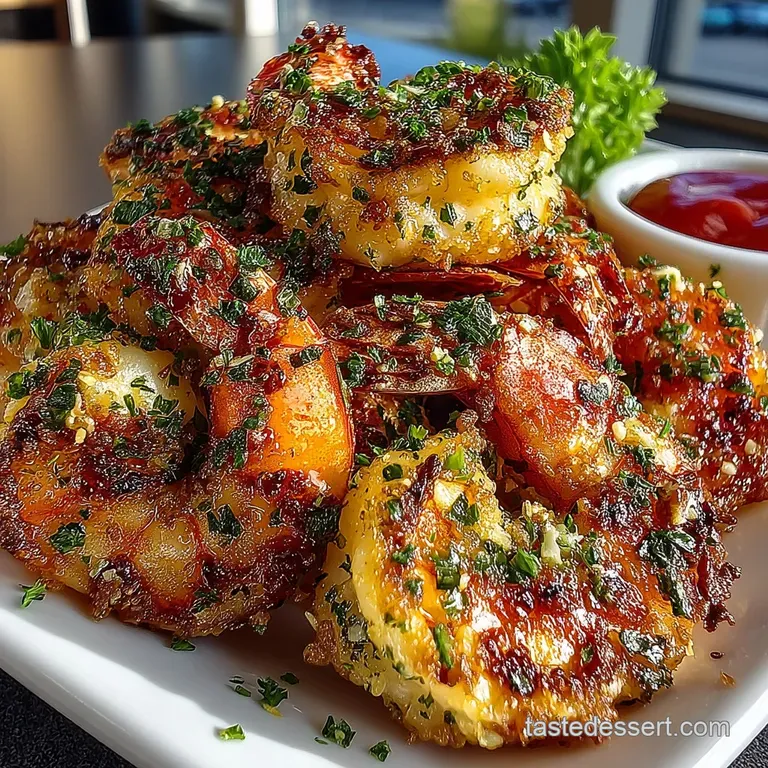 The 6Minute Wonder Crispy Garlicherb Air Fryer Shrimp presentation
