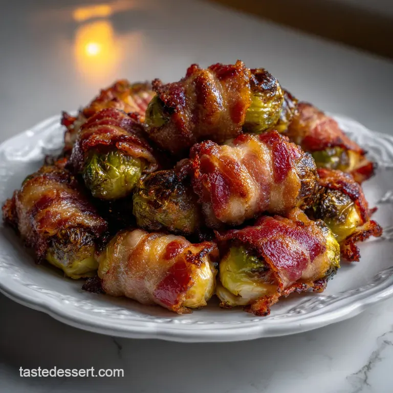 The Ultimate Crispy Bacon Wrapped Brussels Sprouts