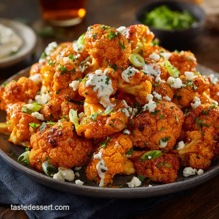 Spicy Buffalo Cauliflower Bites: The Ultimate Crispy Pub Grub