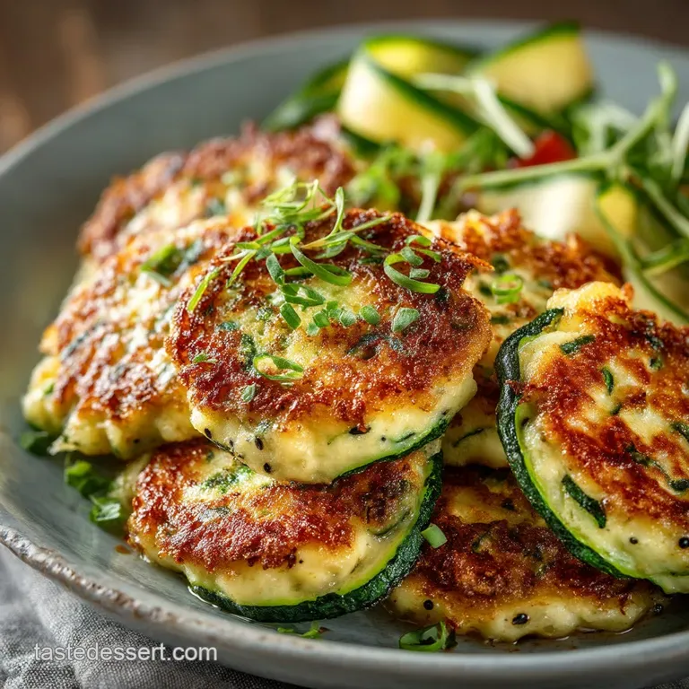 The Great British Zucchini Bake Crispy Halloumi Herb Fritters