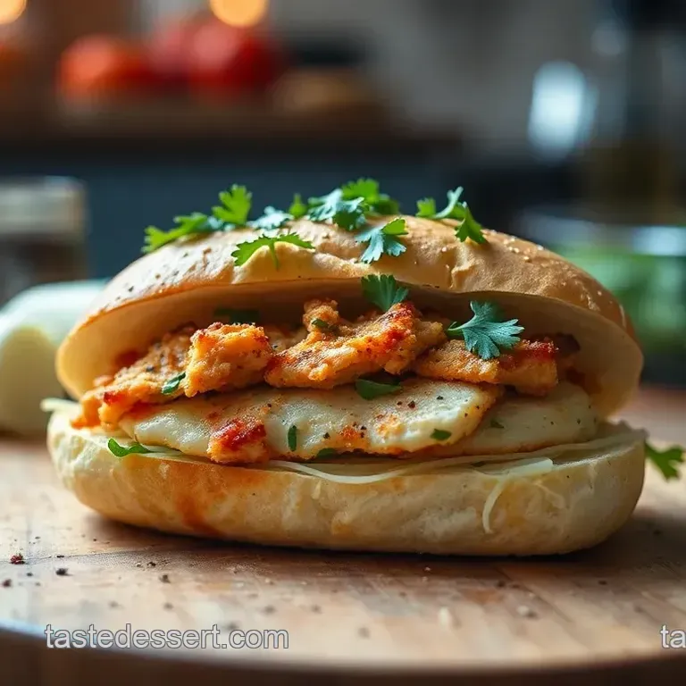 Crispy Chicken Caesar Sandwich