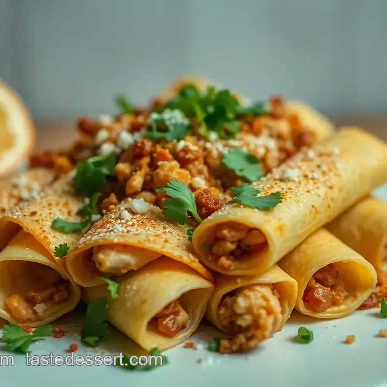 Crispy Chicken Flautas: A Mexican Fiesta