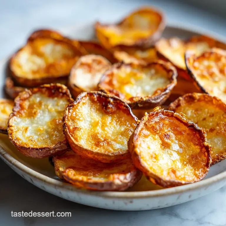 Three perfectly arranged potato skins; crisp edges, bubbly cheese, bacon bits, topped with green chives on a white plate.