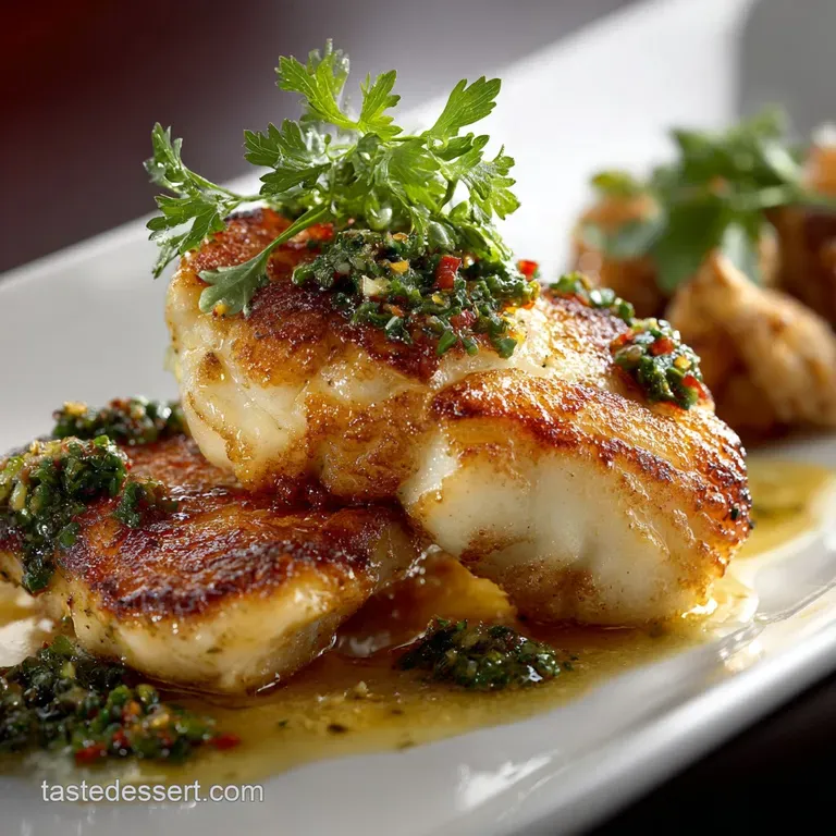 The Rockfish Recipe: Crispy Pan-Seared Fillet Flash presentation
