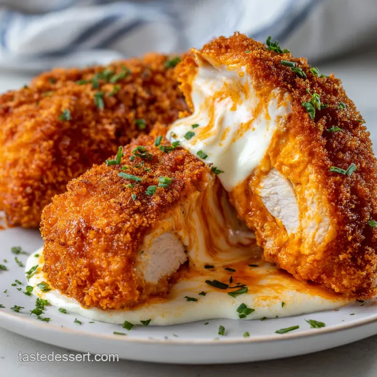 Stuffed Buffalo Chicken Breasts: the Ultimate Crispy Creamy Pub Food Hero presentation