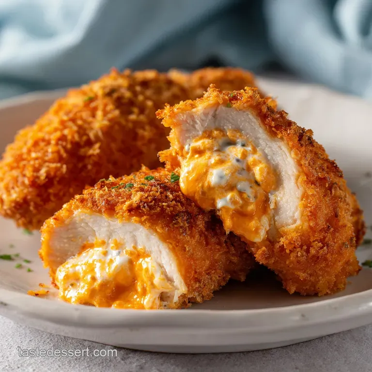 Stuffed Buffalo Chicken Breasts: The Ultimate Crispy Creamy Pub Food Hero