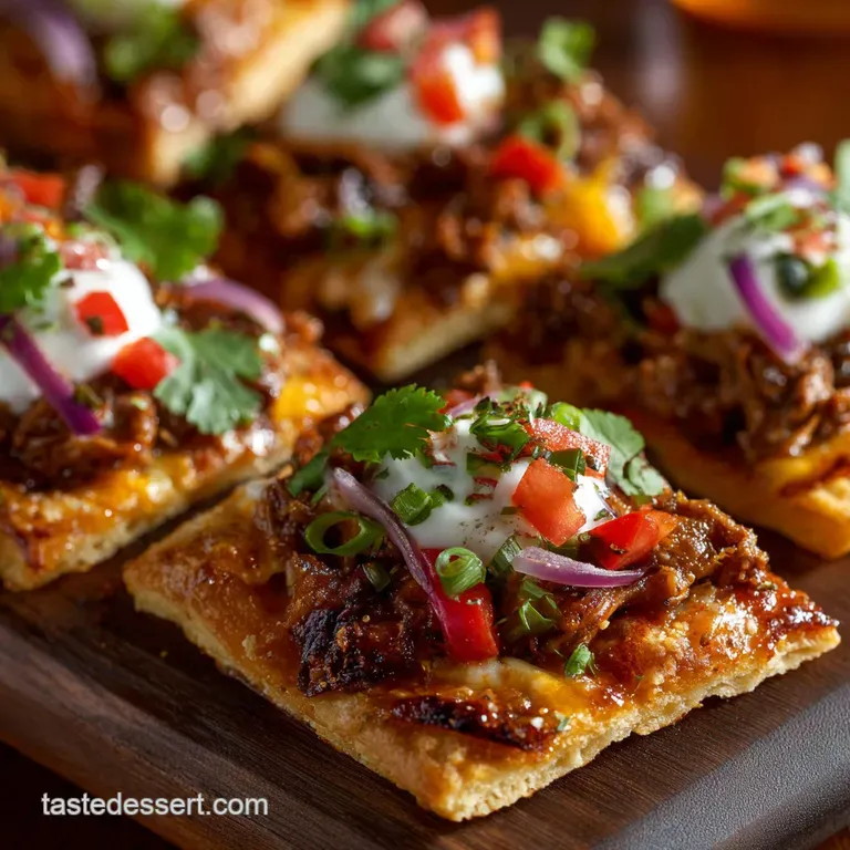 Taco Pizza Appetizer: Crispy Flatbread Bites for Parties