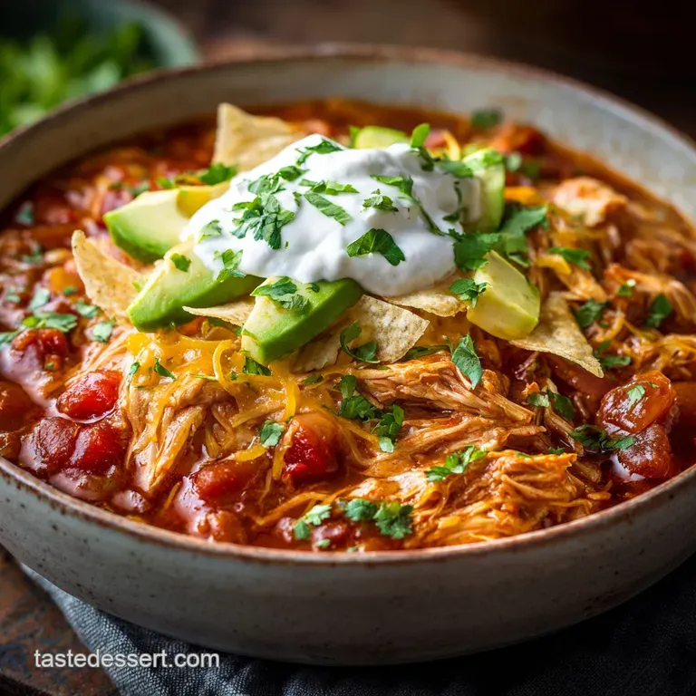 Crock Pot Chicken Taco Chili The Easiest SetItandForgetIt Feast