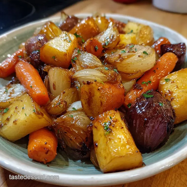 Crock Pot Glazed Root Vegetables for Christmas