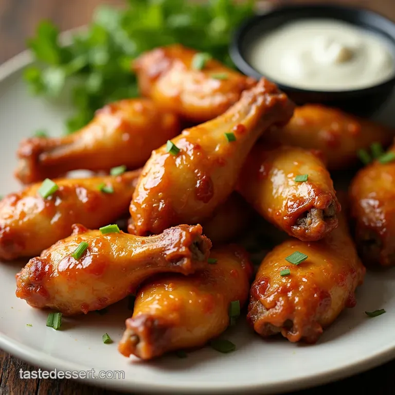 Crockpot Honey Garlic Chicken Wings