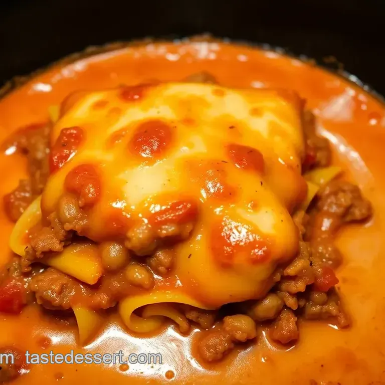 Crockpot Lasagna Delight