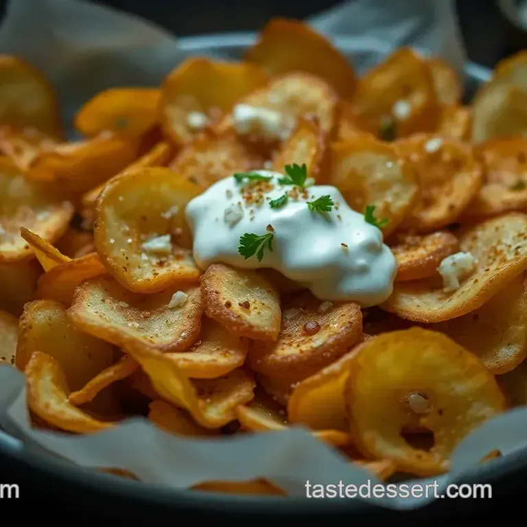 Crunchy Onion and Sour Cream Potato Chips