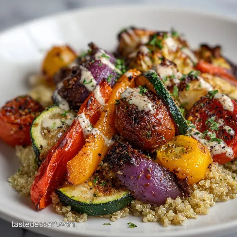 Daniel Fast Recipe with Roasted Vegetables and Quinoa