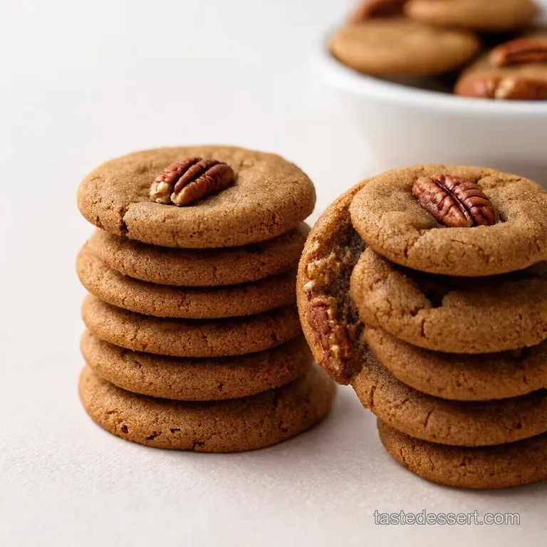 Dark Brown Sugar Cookies with Spiced Pecans Proper Chewy Goodness