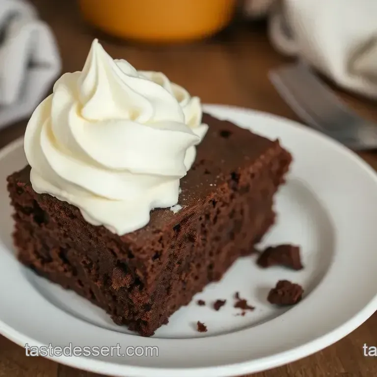 Decadent Chocolate Cake with Velvety Ice Cream