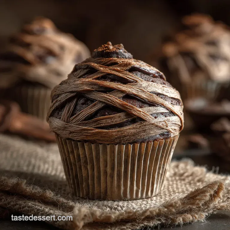 Chocolate Mummy Cupcakes: the Pharaohs Feast of Decadent Halloween Treats presentation