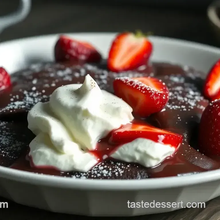 Decadent Chocolate Strawberry Shortcake