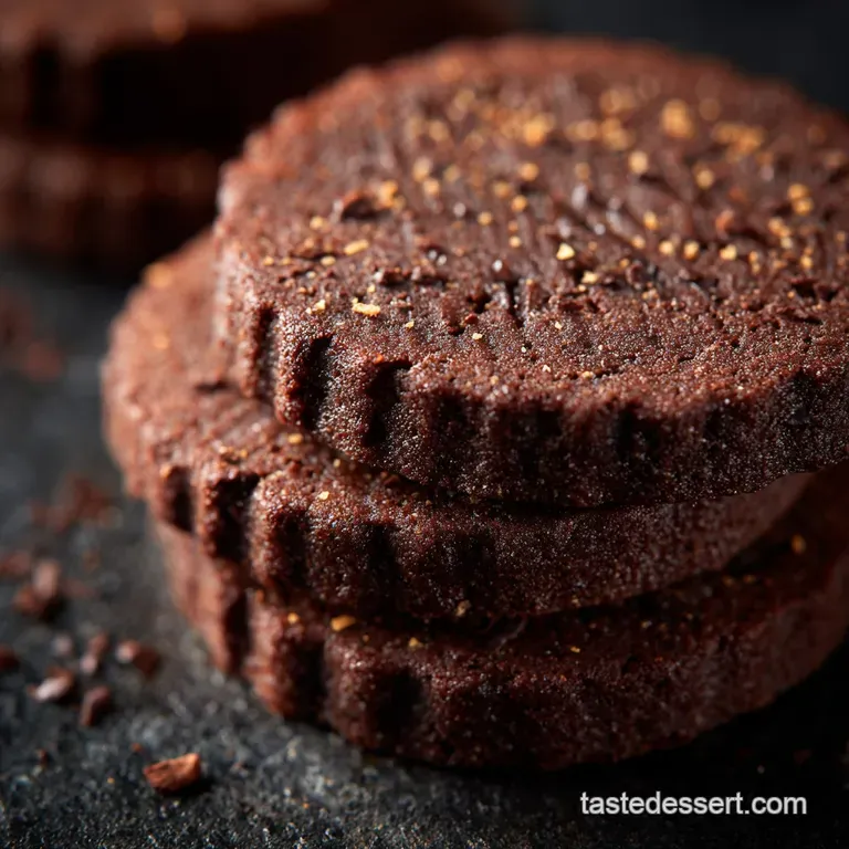 Double Chocolate Shortbread: Deeply Decadent Crumbly Biscuits