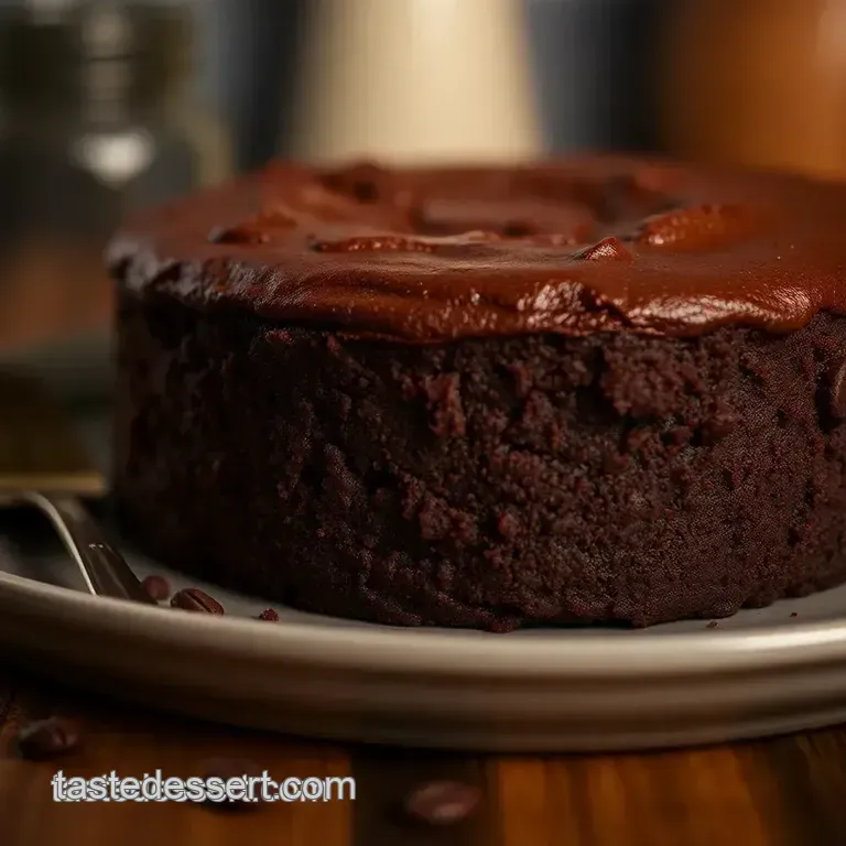 Decadent Mocha Cake: a Chocoholics Dream presentation