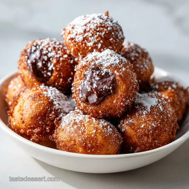 Deep Fried Brownie Bites: Golden and Crispy