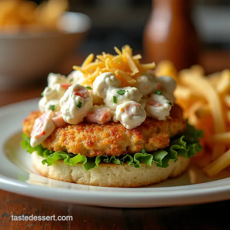The Ultimate Creamy Crunchy Deli Chicken Salad presentation