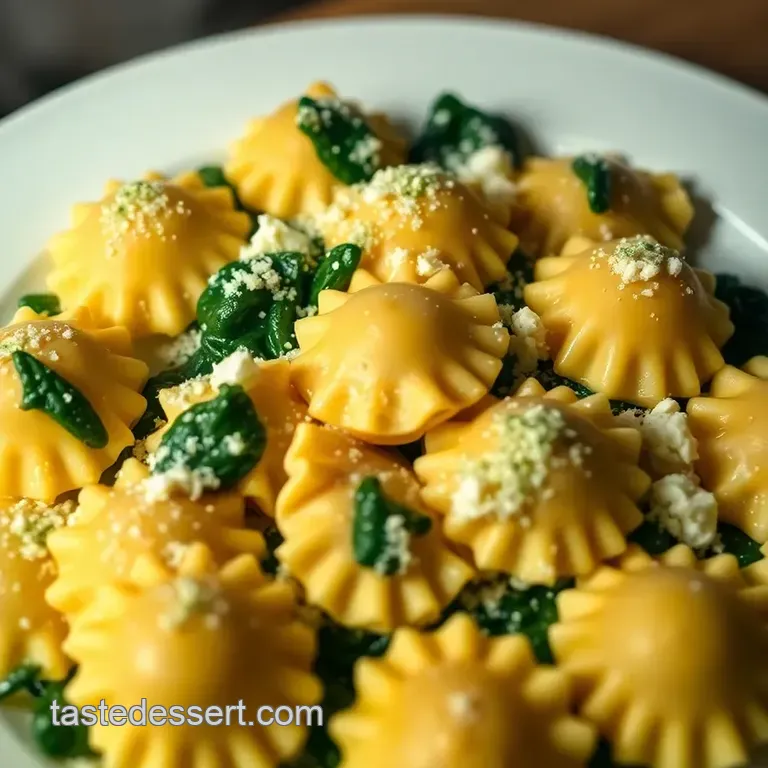 Delicious Sacchetti Pasta presentation