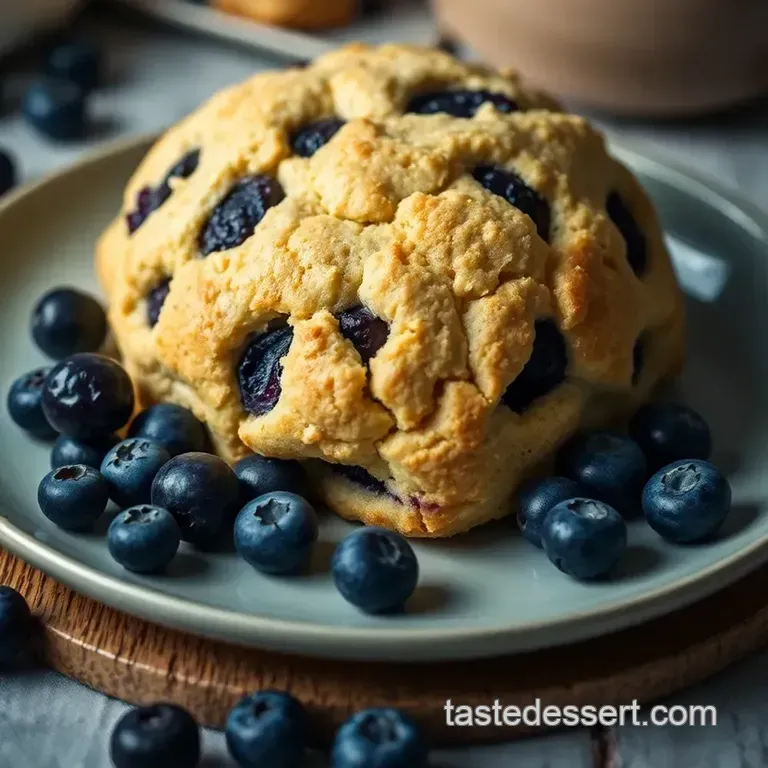 Delightful Blueberry Scones: a Taste of Afternoon Tea presentation