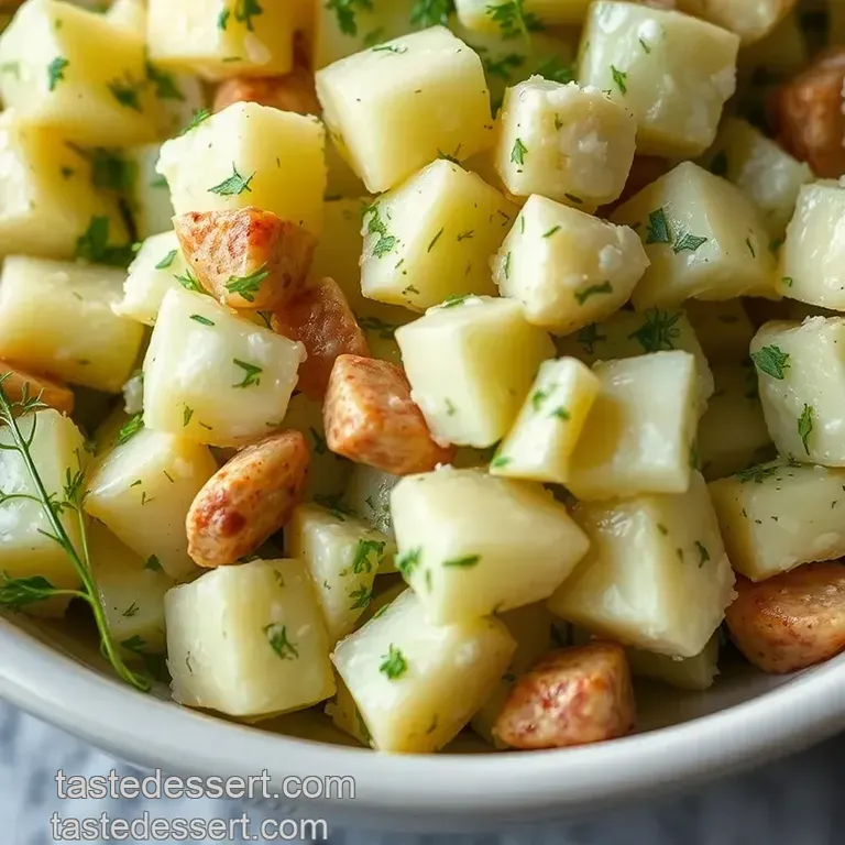 Dill Potato Salad presentation