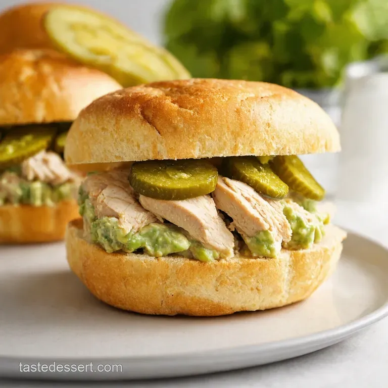 Dillicious Pickle Chicken Salad Sandwiches