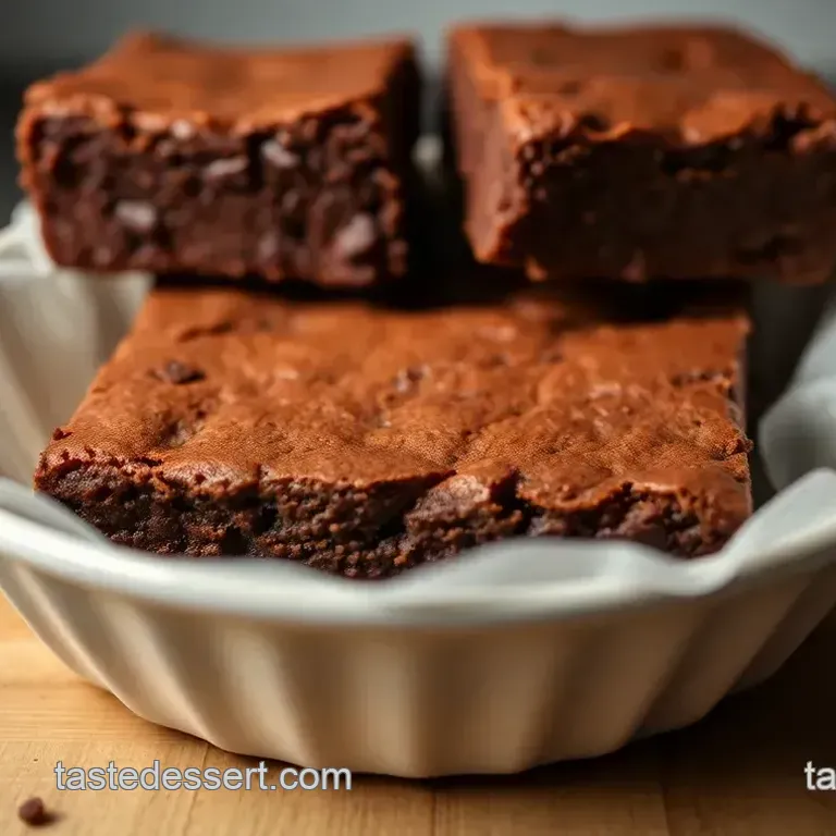 Double Chocolate Cocoa Brownies